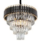 Подвесная Люстра Empire Black Chandelier Crystal D 54 147700-22 ImperiumLoft