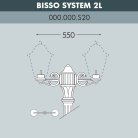 Консоль для паркового фонаря FUMAGALLI BISSO SYS 2L 000.000.S20.A0