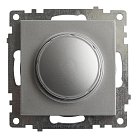 Выключатель диммирующий STEKKER 39587 TRIAC(механизм) GLS10-7106-03, 250V, 500W Катрин, серебро