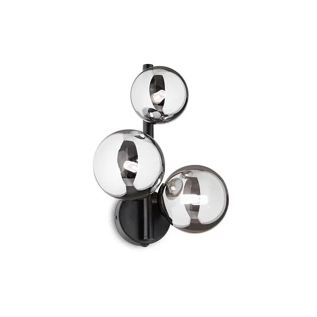 Бра Ideal Lux 271439 PERLAGE AP3 NERO Бра Ideal Lux 271439 PERLAGE AP3 NERO