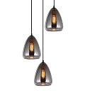 Подвесной светильник Lumina Deco LDP 6841-3 GY Braga